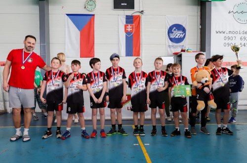 Minižáci házené zvítězili na turnaji ve slovenské Stupavě
