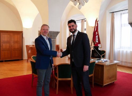 Hejtman Kraje Vysočina zavítal na velkomeziříčskou radnici