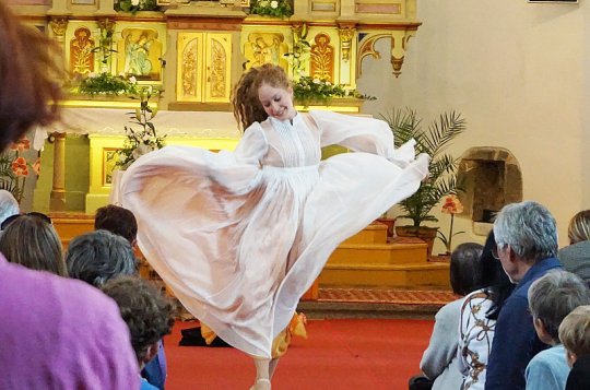 V netínském kostele se tančilo