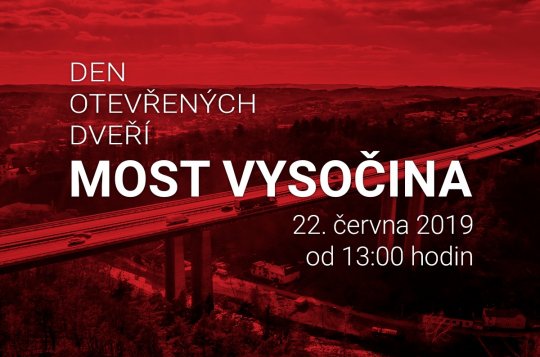 V sobotu proběhne den otevřených dveří mostu Vysočina