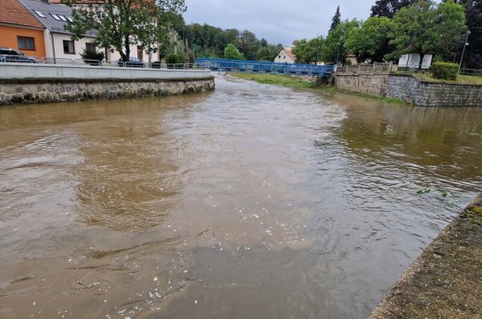 Řeky Balinka i Oslava se zvedly, ale nehrozily